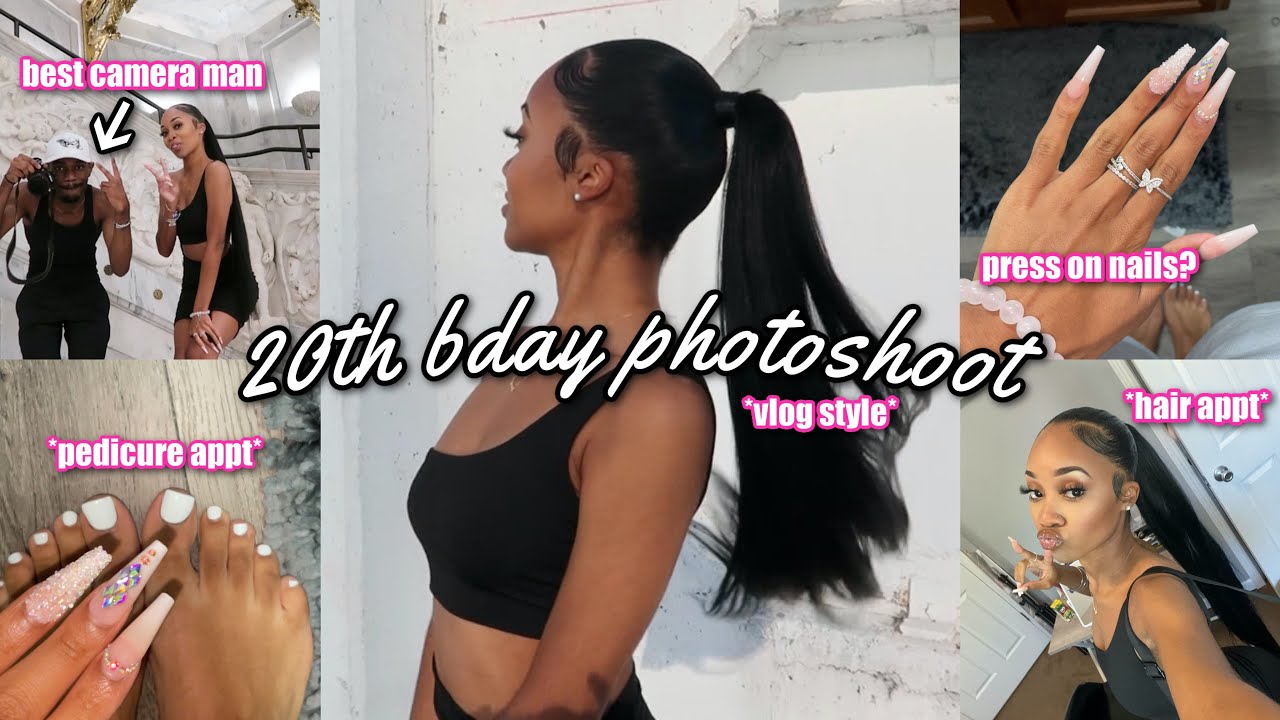 vlog | prepare with me for my 20th bday photoshoot