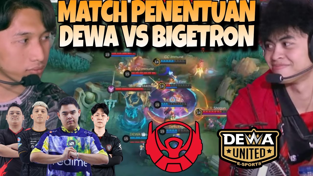 DEWA SEIMBANG GINI LAWAN BIGETRON !! PENENTUAN DEWA VS BIGETRON MATCH 3 - MPL S16