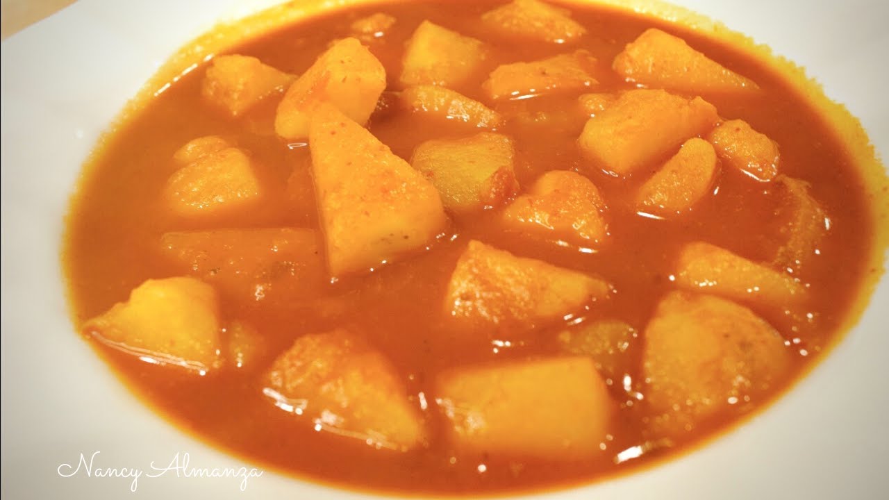 Guisado de papas en salsa roja | Potato Stew