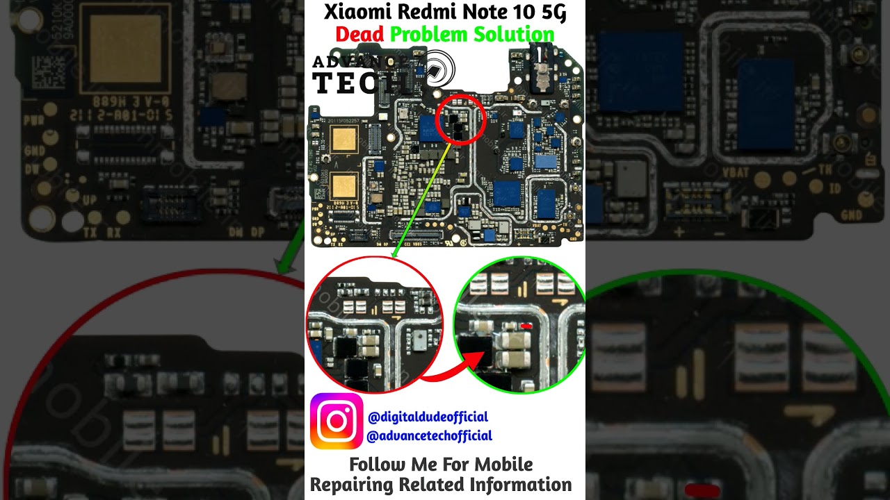 Xiaomi Redmi Note 10 5G Dead Problem Solution | Tested Jumper Repair Trick
