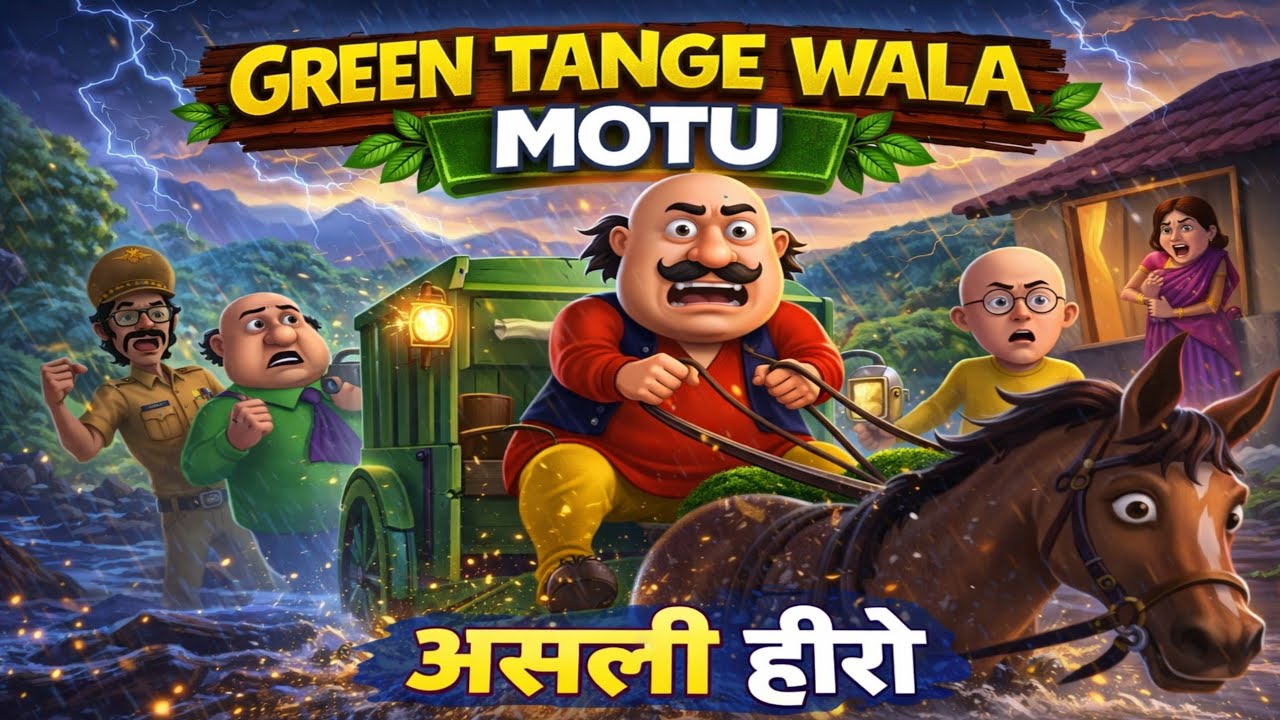 Motu Patlu Cartoon New Episode 2026 | Green Tange Wala Motu | Full Adventure in Hindi