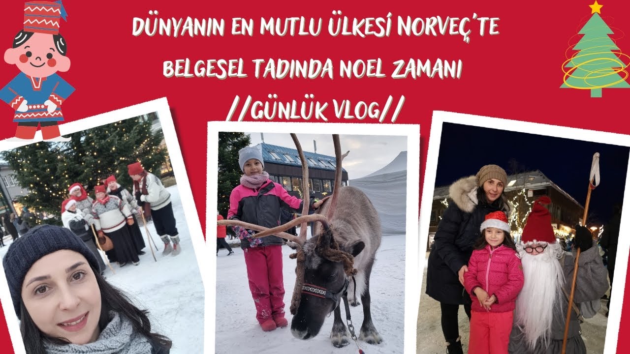 DÜNYANIN EN MUTLU ÜLKESİ NORVEÇ'TE BELGESEL TADINDA NOEL ZAMANI(-15'DE GELENEKSEL KUTLAMALAR)#25
