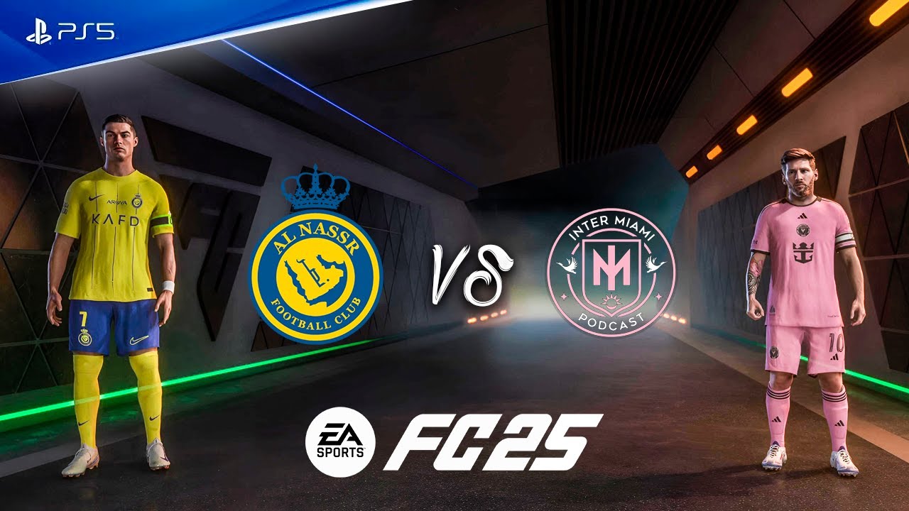 FC 25 - Аль Наср vs Интер Майами » Роналду и Месси [PS5 Slim] Полный Матча