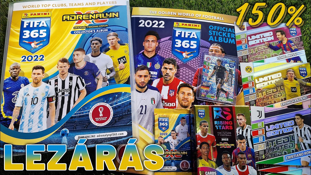 Panini FIFA 365 2022 Adrenalyn XL + Matrica Album | Lezárás