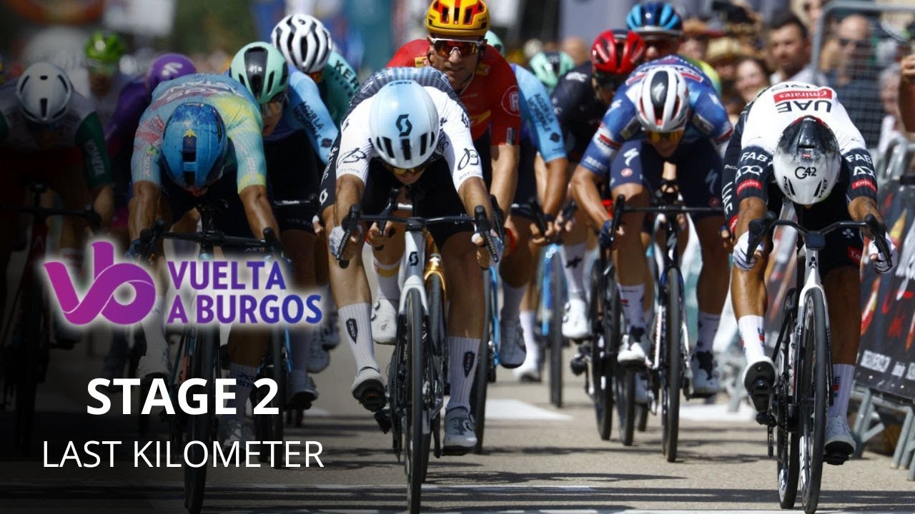Vuelta a Burgos 2025 - Stage 2 Last Kilometer - Photofinish after a very tight sprint !