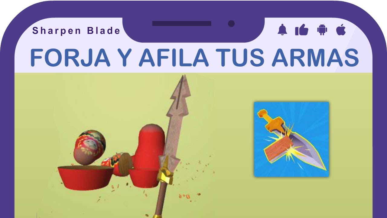 Crea tus armas como todo un herrero | Sharpen Blade Gameplay