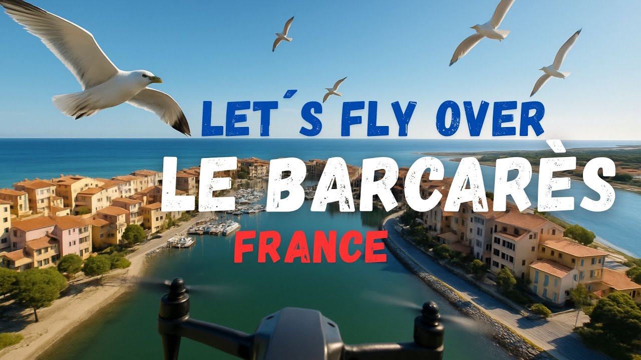 FPV Drone Over Le Barcarès | Balcony Takeoff, Birds in Flight & Port Coudalère 🇫🇷
