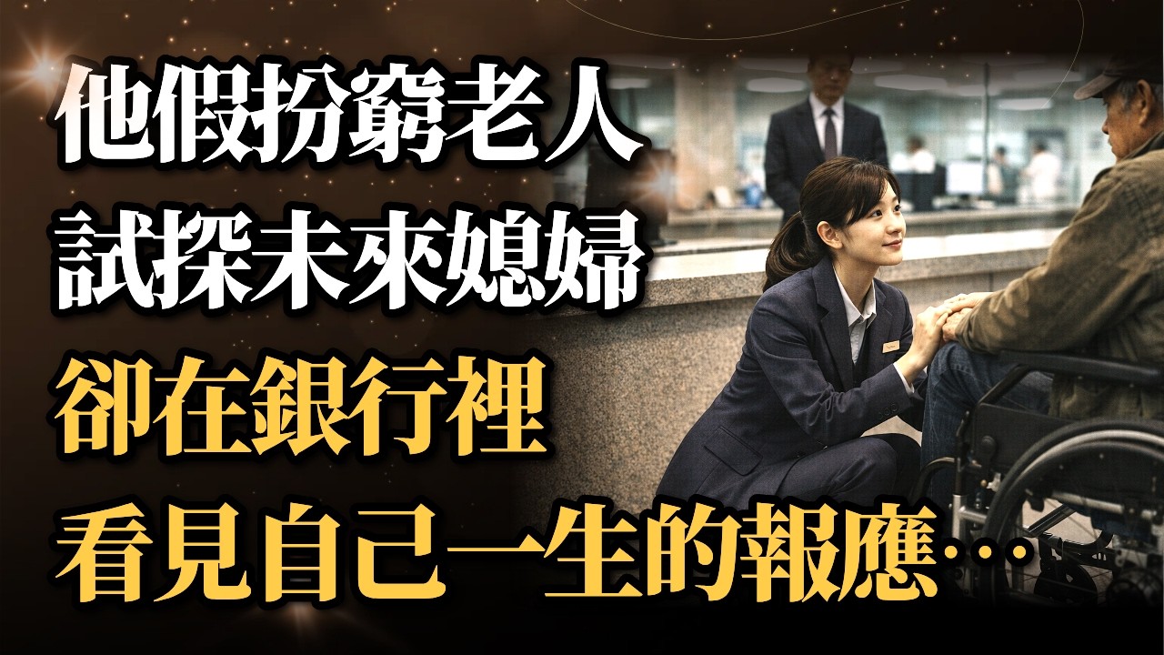 他假扮窮老人試探未來媳婦，卻在銀行裡看見自己一生的報應…