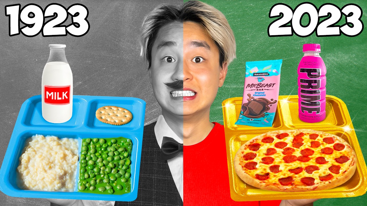 Eating 100 Years Of Foods!