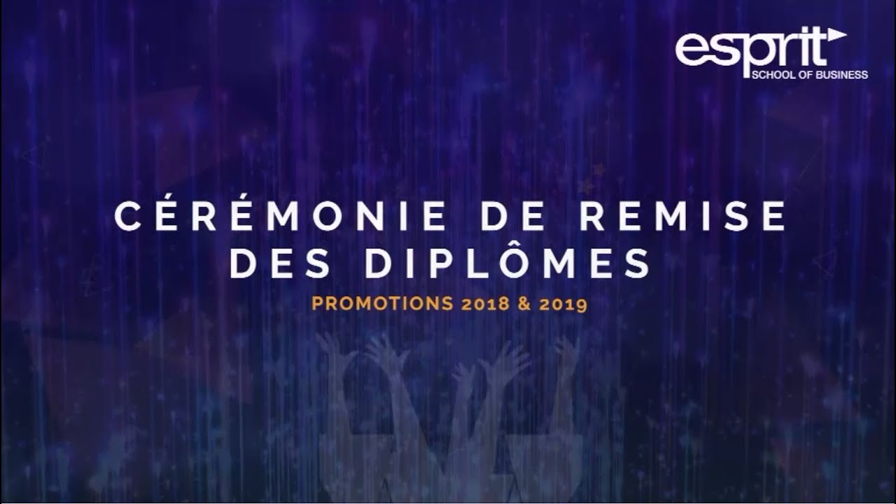 Cérémonie de remise des diplômes