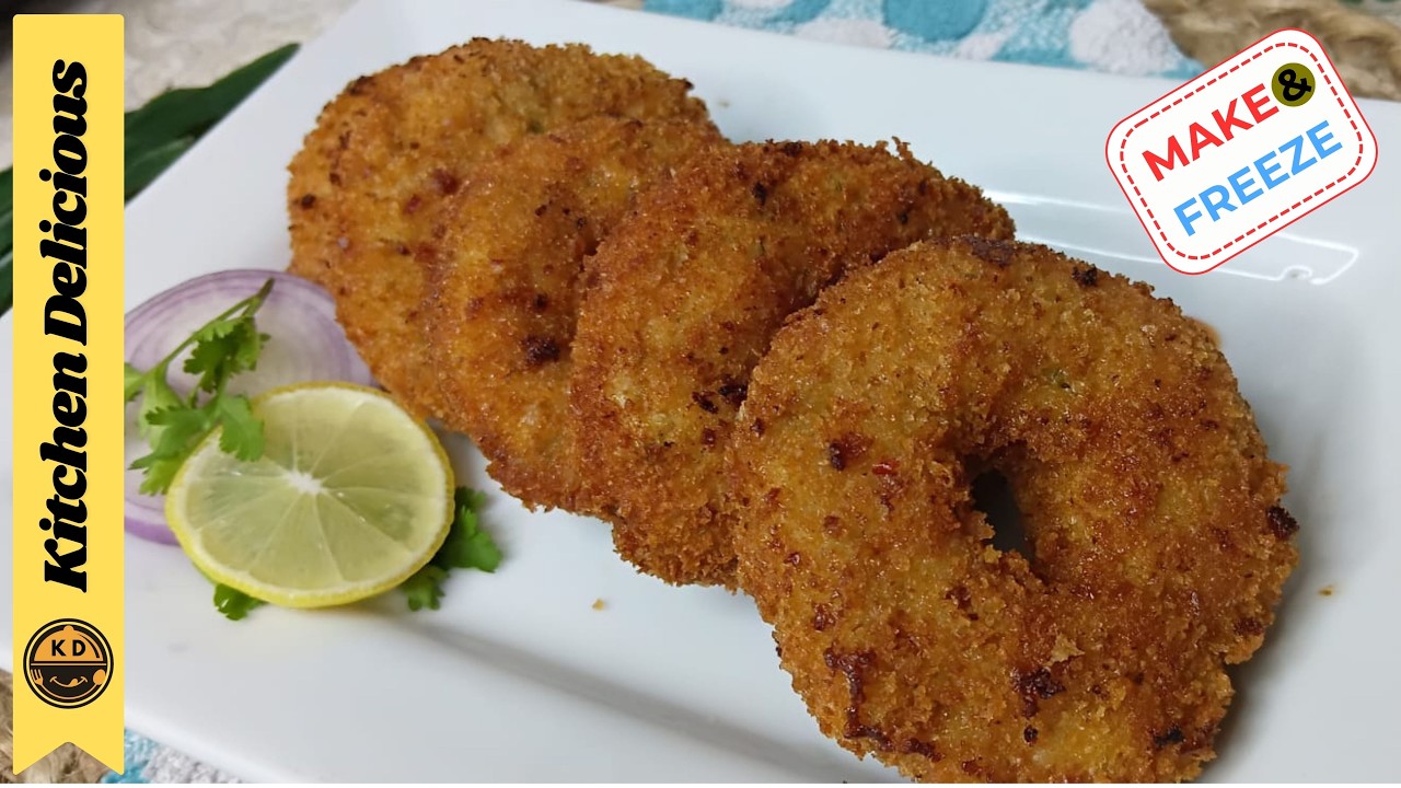 Crispy Chicken Donut,  Make And Store || Ramzan Special Iftar Recipe || Kitchen Delicious