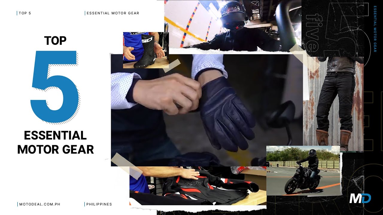 Top 5 Essential Pieces of Motorcycle Gear &ndash; Behind a Desk
