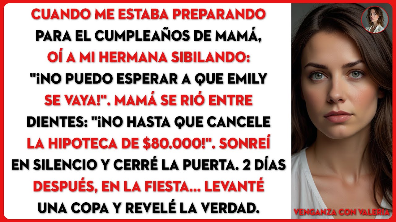 Escuché a mi hermana susurrar: 