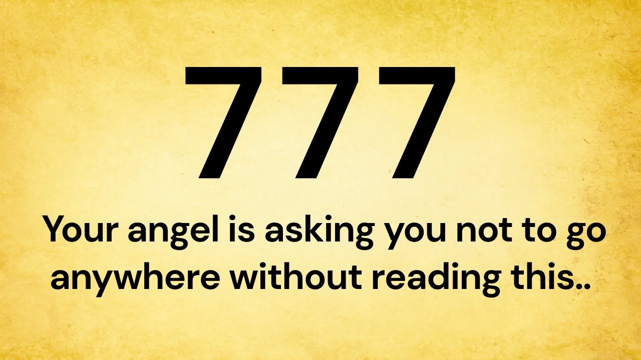 🕊️777 Your angel is asking you not to go anywhere without reading this...⚠️