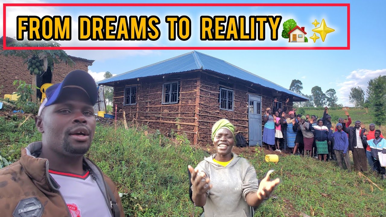 CONGRATULATIONS! MAMA CLIF’S FAMILY NOW OWNS A BIG HOUSE🎉!#charity 