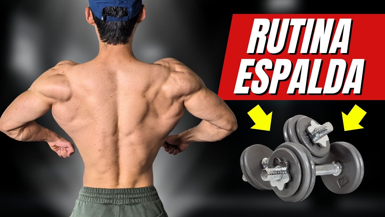 ¡LA MEJOR RUTINA PARA ESPALDA CON MANCUERNAS!