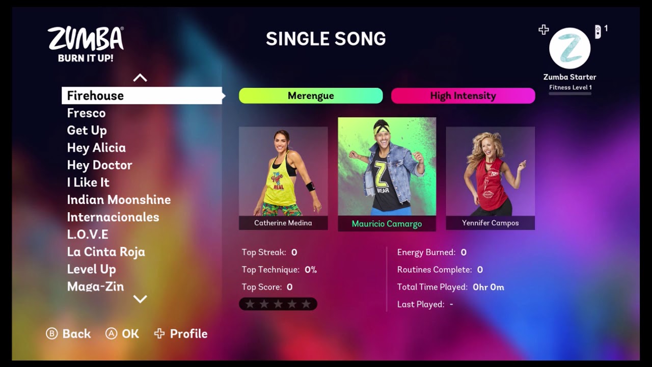 Zumba Burn It Up! [Songlist]