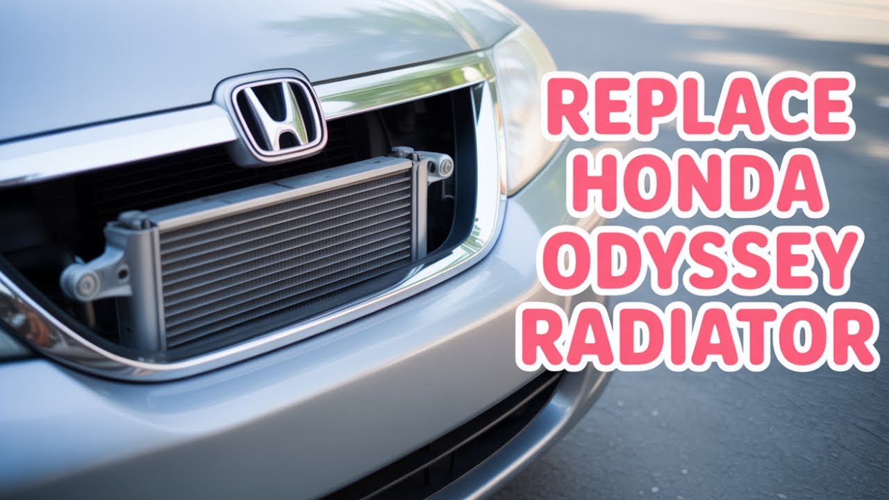 ЗАМЕНИТЕ радиатор вашего Honda Odyssey 2005-2010 годов выпуска КАК ПРОФИ!