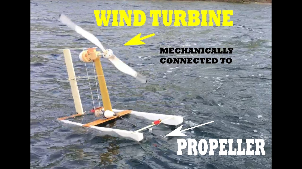 Turbine Powered Propeller Boat