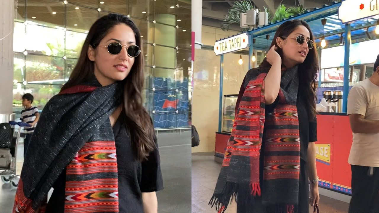 Yami Gautam Spotted At Mumbai Airport
