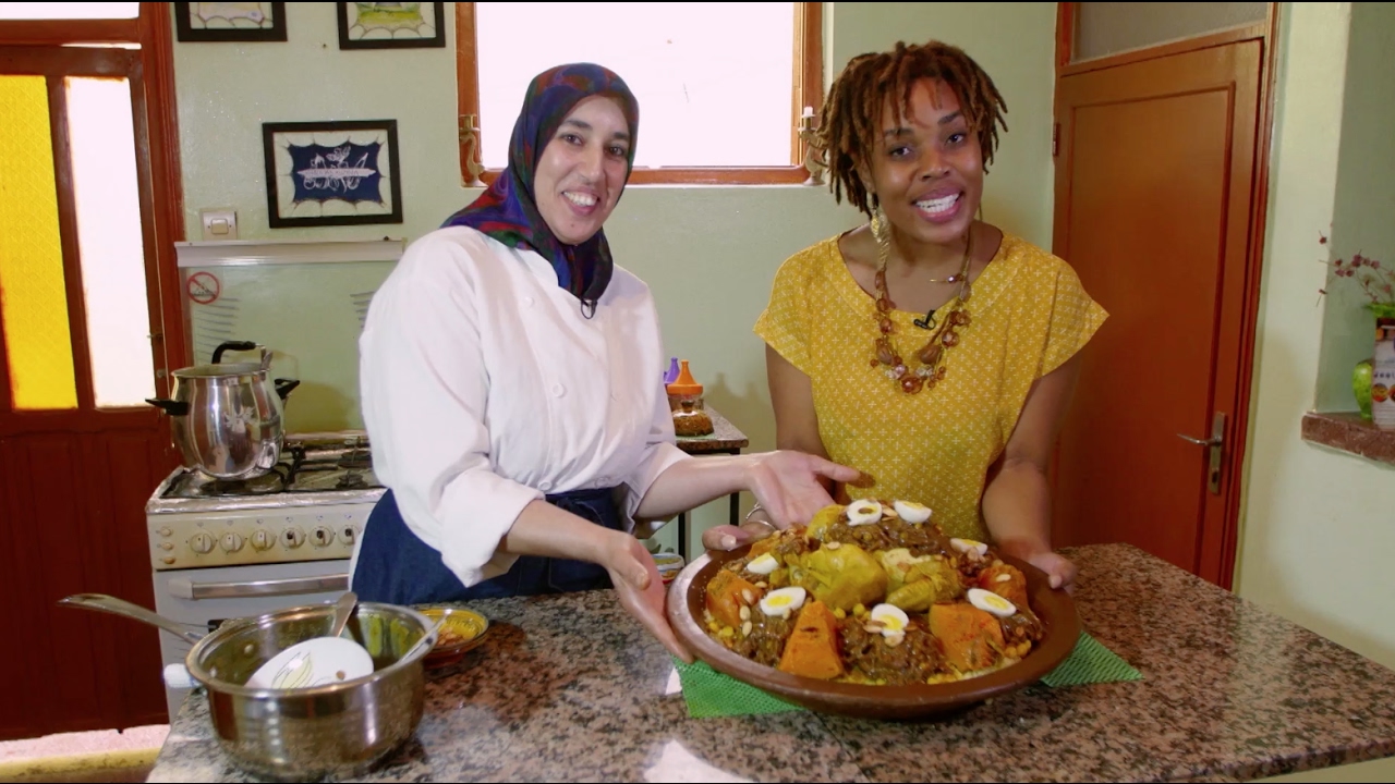 Cooking class with Khadija's Kuzina, Morocco - Africa on a Plate | The Africa Channel