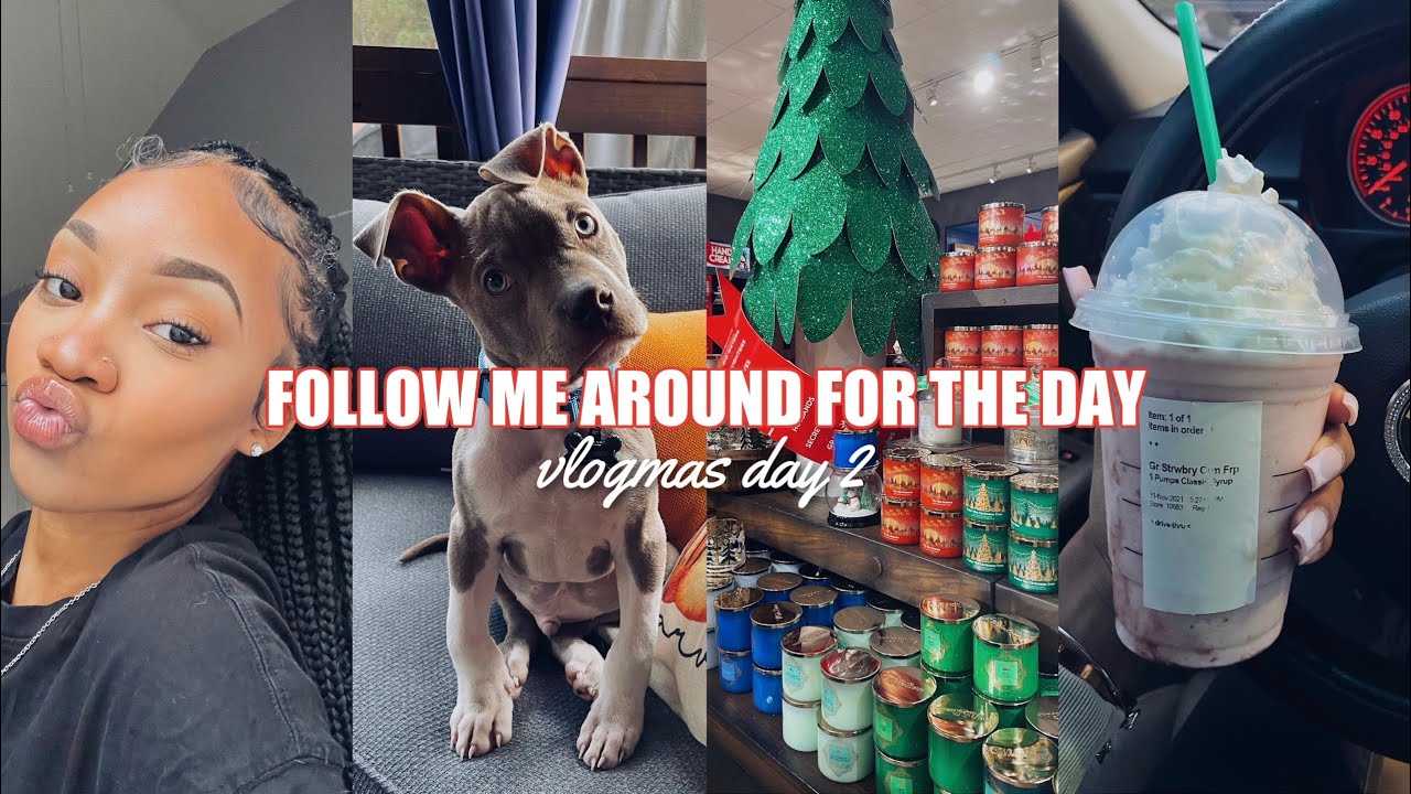 LAID BACK VLOG (SHOPPING, STARBUCKS, NAIL SALON, & MORE) | VLOGMAS DAY 2