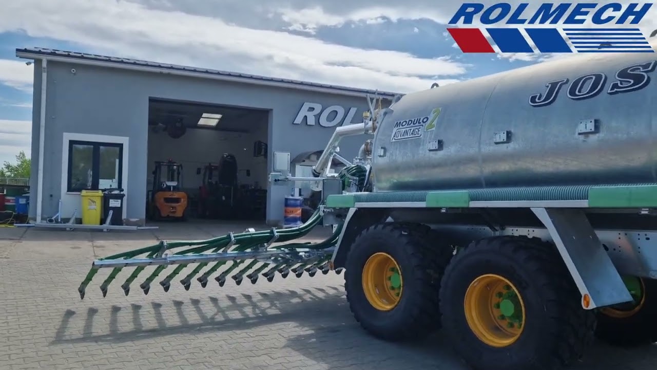 Wóz asenizacyjny JOSKIN MODULO 2 12000l z aplikatorem PENDISLIDE oraz ramieniem JUMBO | ROLMECH