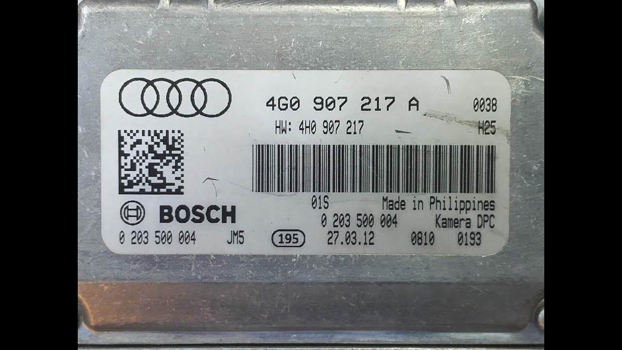 Audi Camera  Lane change assist 4G0 907 217A   A6, S6  A8, S8   reballing procesor