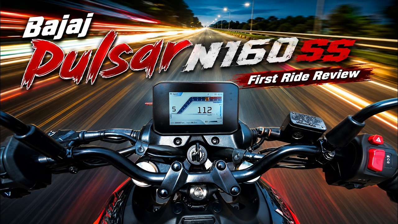 Bajaj Pulsar N160SS First Ride Review | Crawl Tech, 4 Valve Engine and more