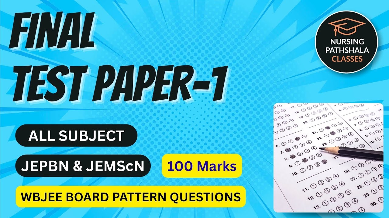 FINAL TEST PAPER II JEPBN & JEMSCN 