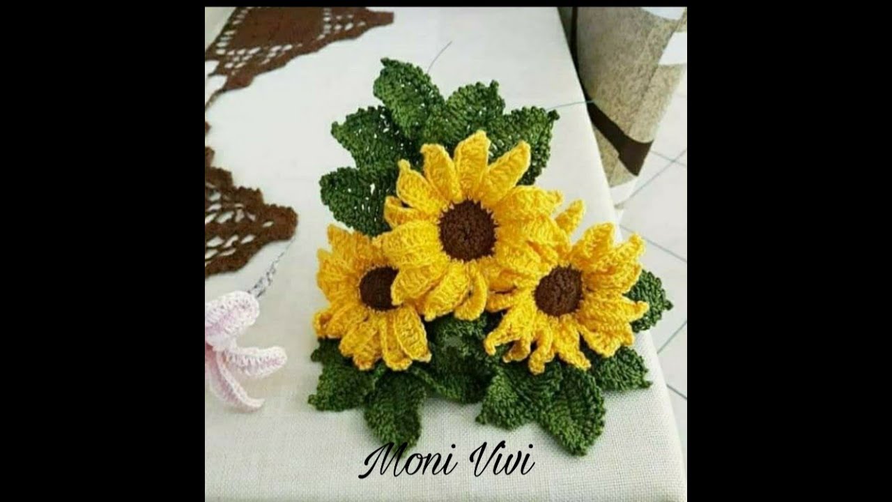 Girasole all'uncinetto/ #crochet #tutorial  step by step