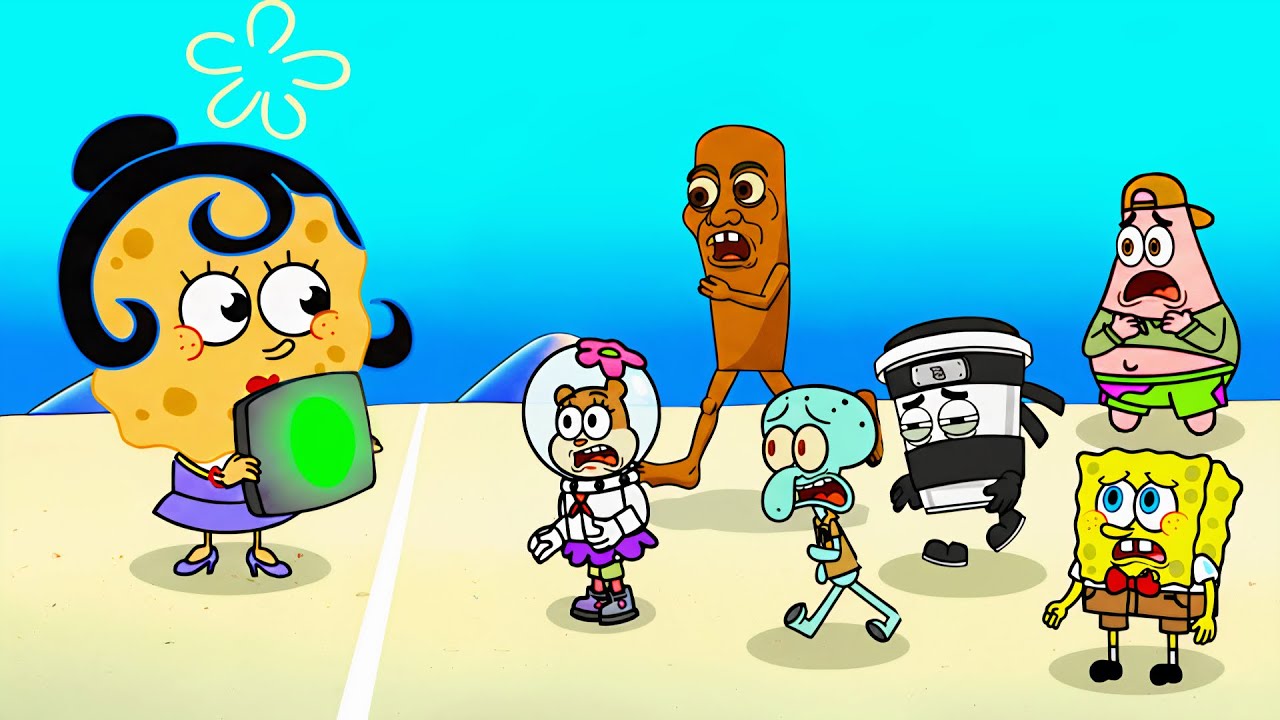 SpongeBob's Funny Competition! Please Run Now! (Italian Brainrot Animation)