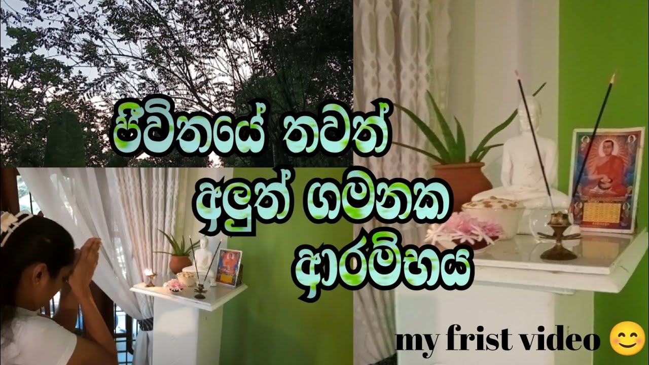 ජීවිතයේ තවත් අලුත් ගමනක ආරම්භය.my frist video 😊