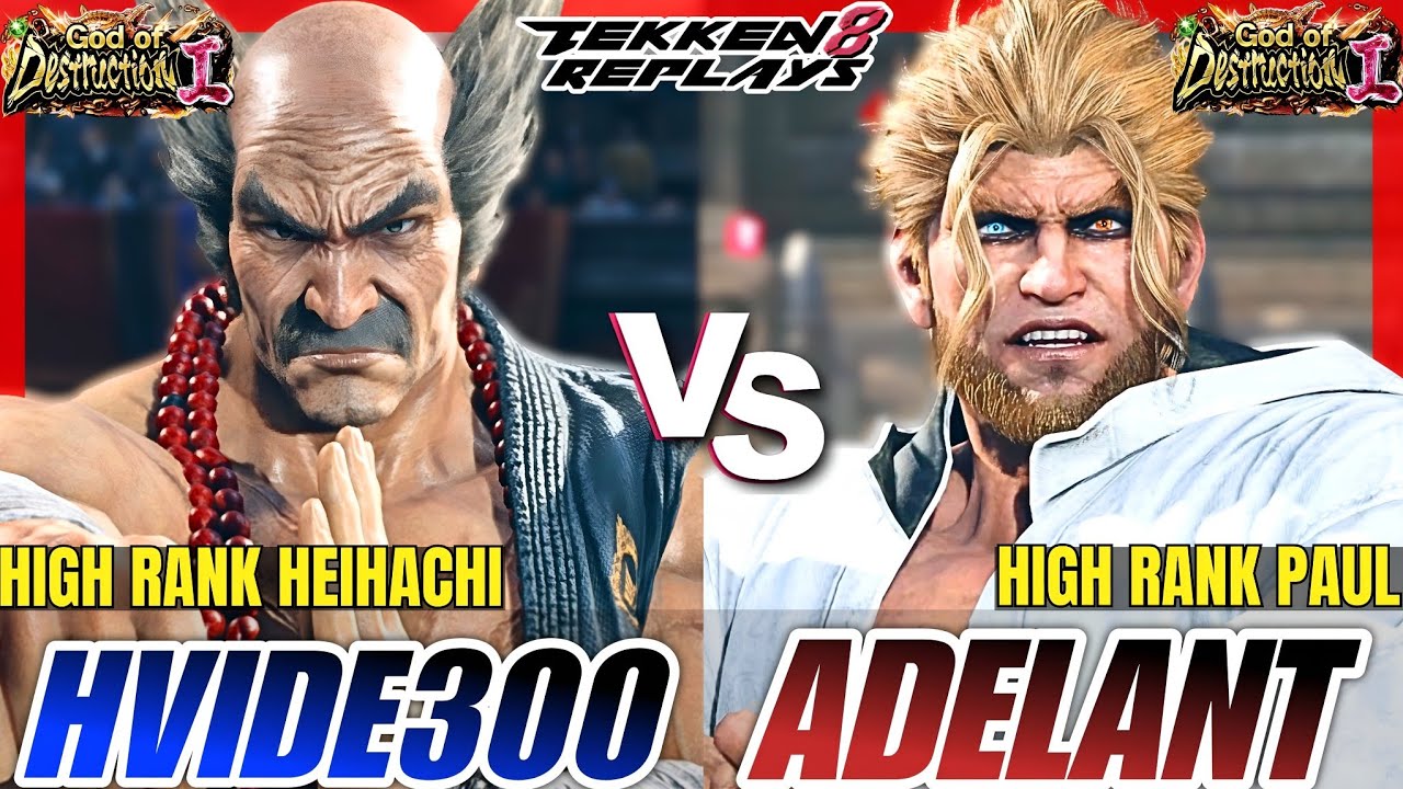 Tekken 8 - Hvide300 (Heihachi) vs Adelant (Paul) - Epic Ranked Match