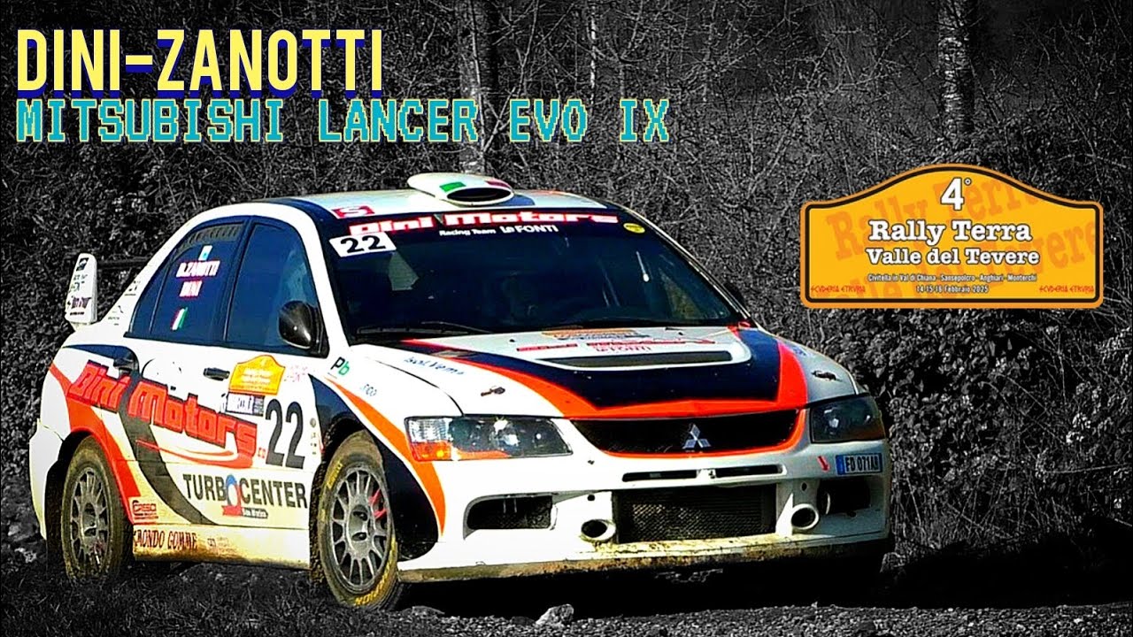 Rally Terra Valle del Tevere 2025 || Dini-Zanotti || Mitsubishi Lancer Evo IX