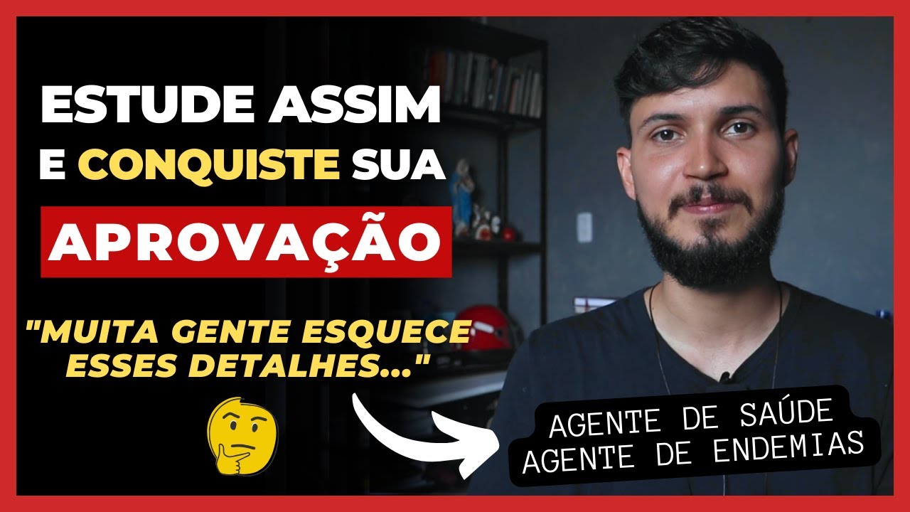 COMO SER APROVADO PARA ACS E ACE EM 2024 | Agente de Sa&uacute;de e Agente de Endemias