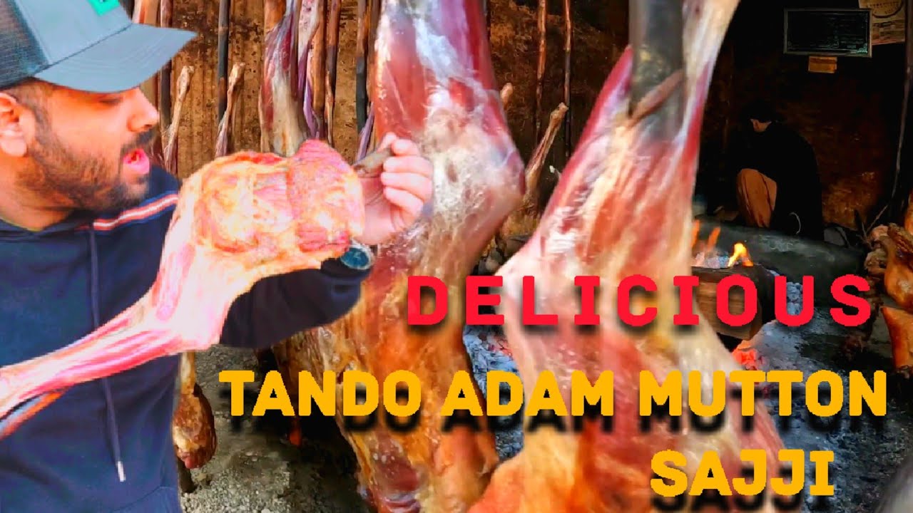 TANDO ADAM MUTTON SAJJI MAKING |EXPLORER STREET FOOD