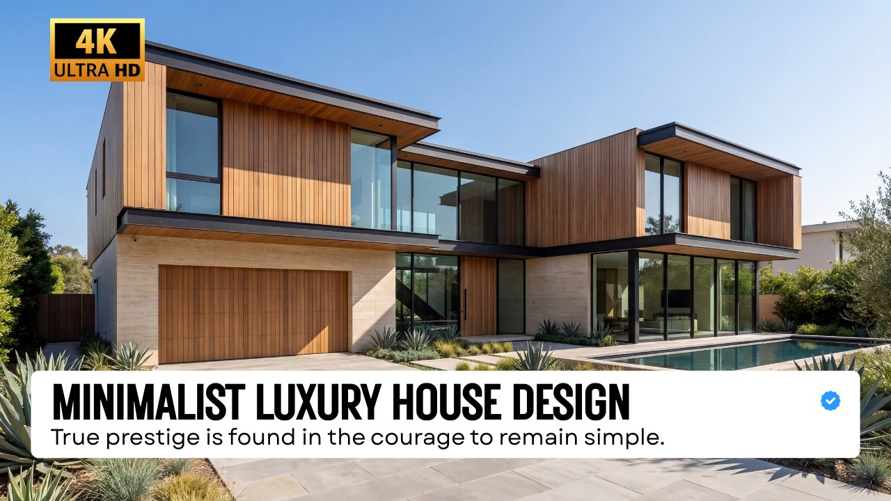 The Minimalist Luxury House Evolution Achieving Prestige Without Excess