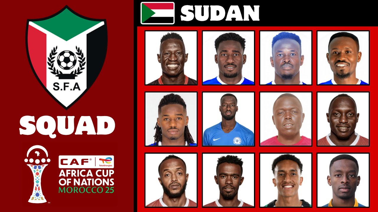 Официальный состав сборной Судана на Кубок африканских наций 2025 | FootWorld
