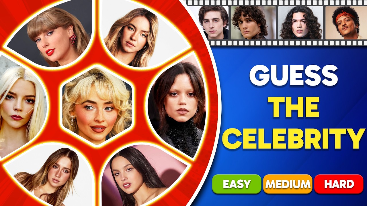 Guess the Celebrity Trivia Quiz 🎯 Easy, Medium & Hard | Can You Get Them All? ✨🤔 Celebrity Quiz