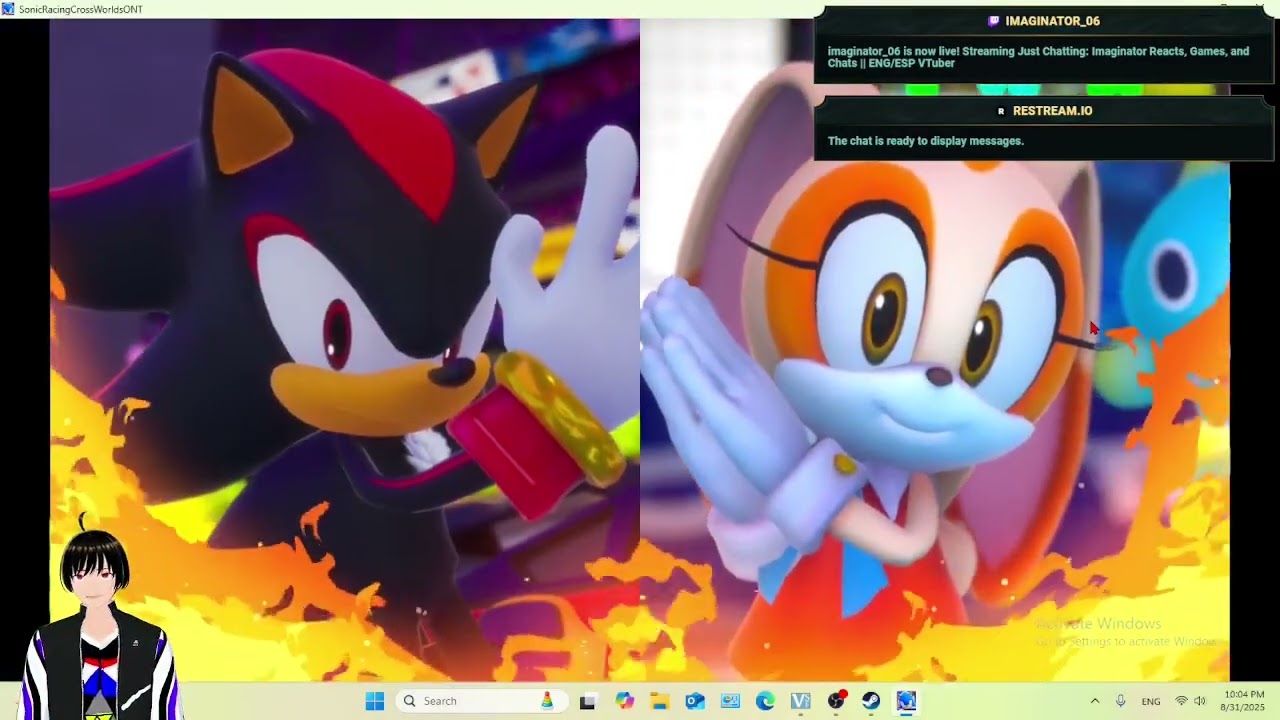 I played Sonic Crossworlds DEMO || Imaginator Games