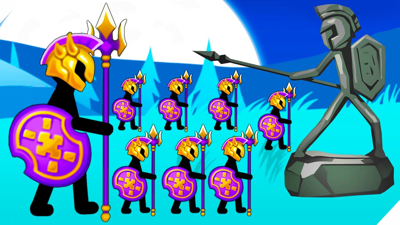 АРМИЯ ЗОЛОТЫХ СПАРТАНЦЕВ! - Stick War Stickman Battle Legacy 2020