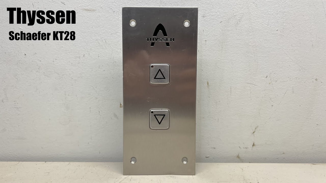 Wiring A Thyssen Elevator Button (Schaefer KT28)