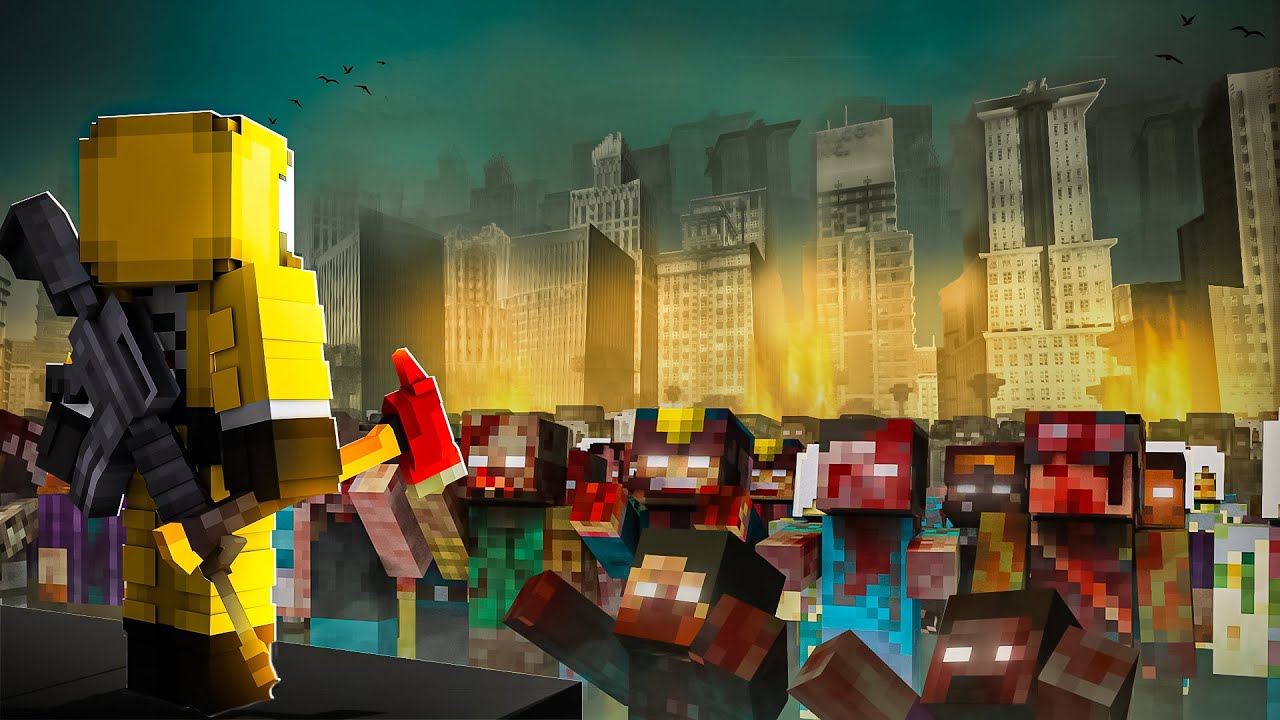 The Only Way to Survive This Minecraft Zombie Apocalypse