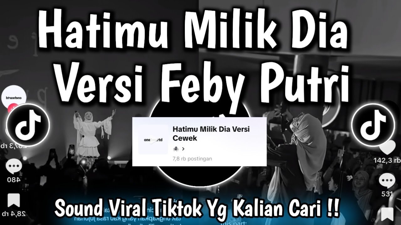 HATIMU MILIK DIA - ARVIAN DWI || JIKA KAU CINTA MENGAPA TAK MENAHANYA COVER CEWEK VERSI FEBY PUTRI