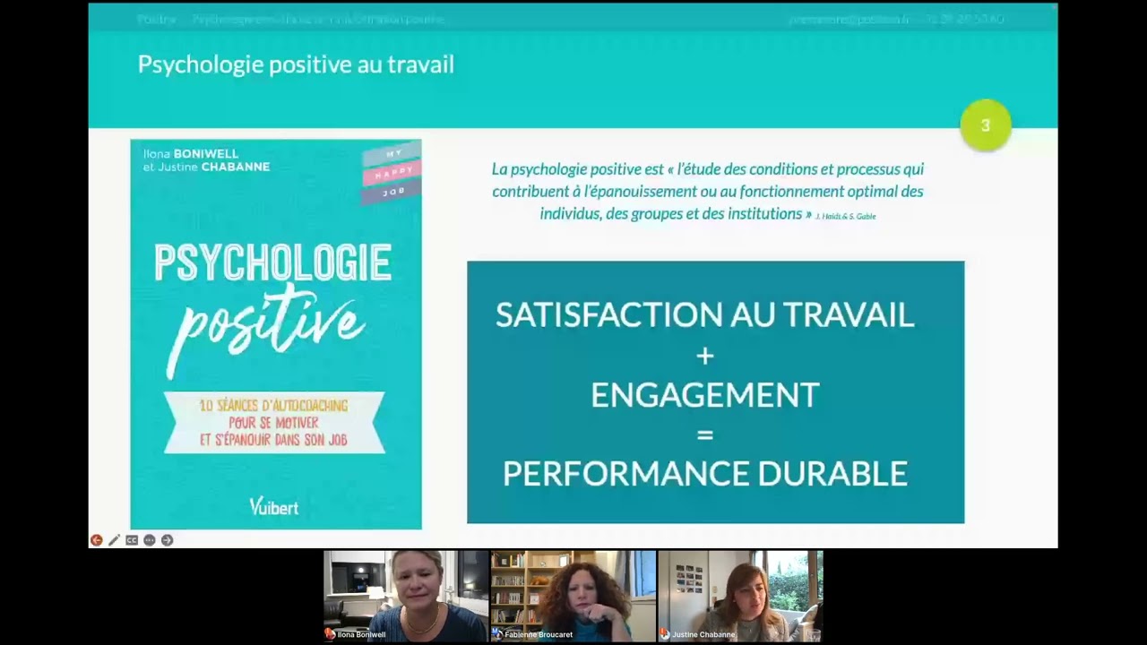 Before work 9 : Je m'épanouis au travail grâce a la psychologie positive