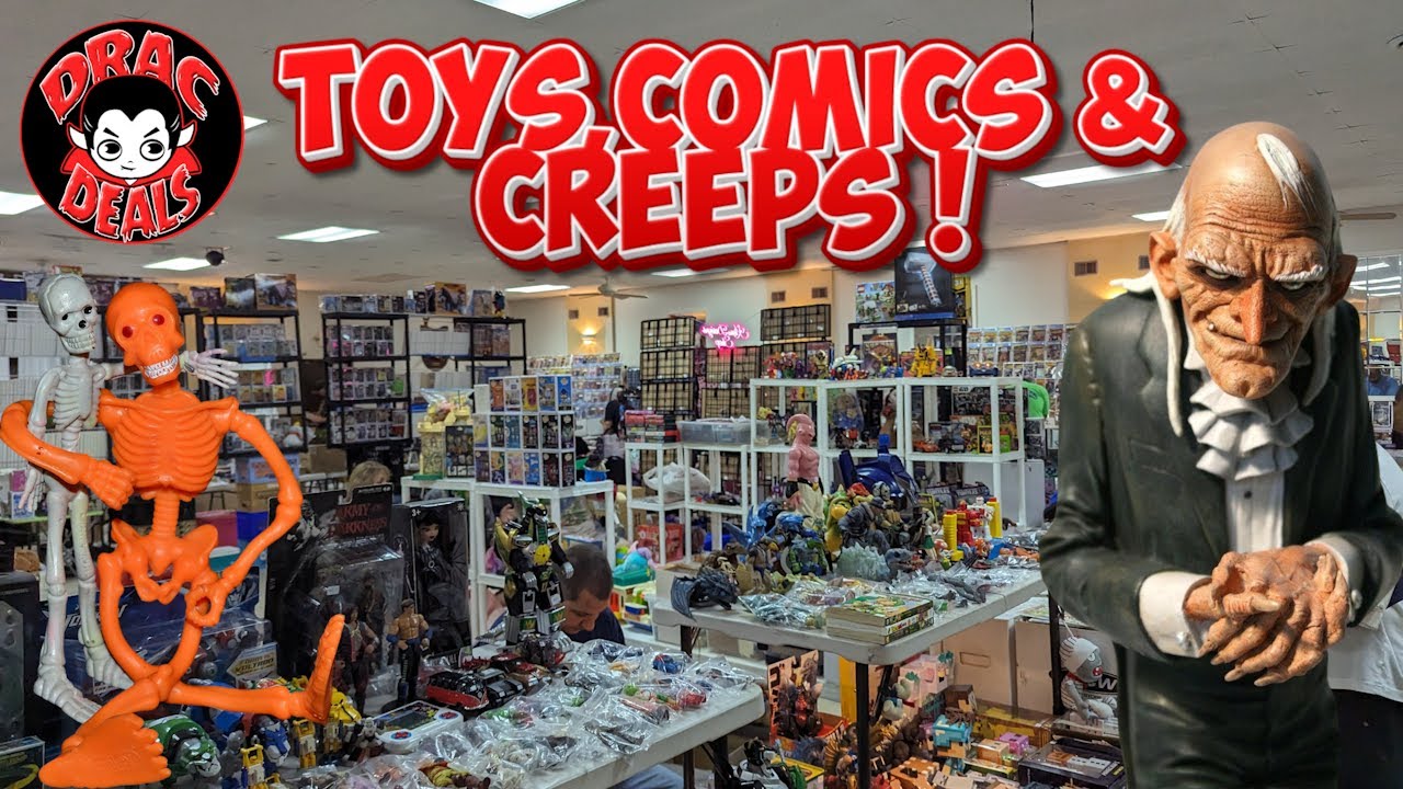 CREEPY UNCLE AT THE COMIC SHOW !