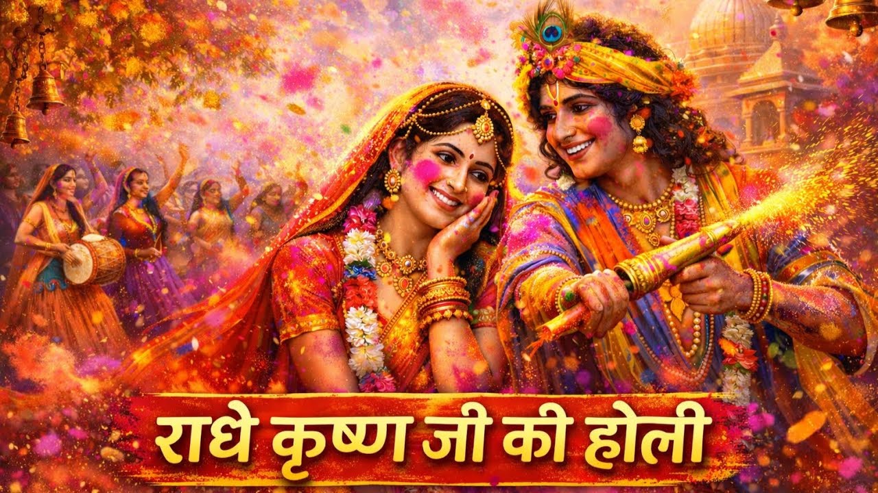 Radhe Krishna Ji Ki Holi 2026 | सबसे प्यारी ब्रज होली 🌺