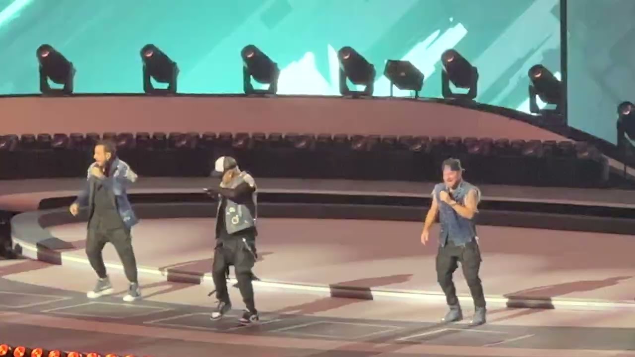 260205 BACKSTREET BOYS “WE’VE GOT IT GOIN’ ON / THE CALL” INTO THE MILLENNIUM SPHERE LAS VEGAS