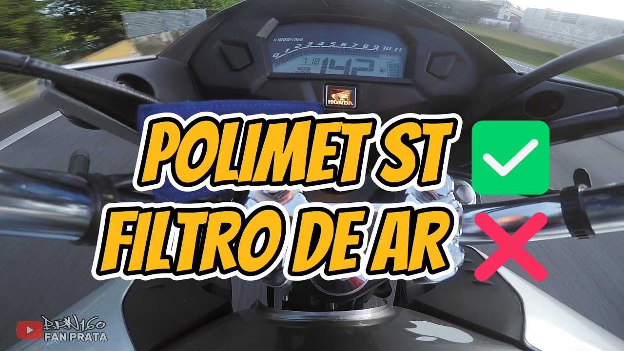 (EP.81) CG160 SEM FILTRO E POLIMET ST